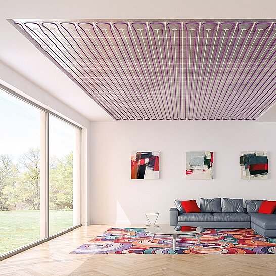 Le plafond rayonnant